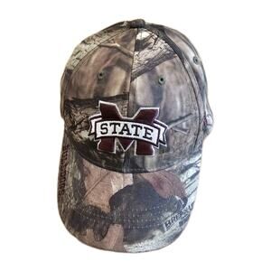 Mississippi State Bulldogs Real Tree Camo Adjustable Cap Hat Russell
